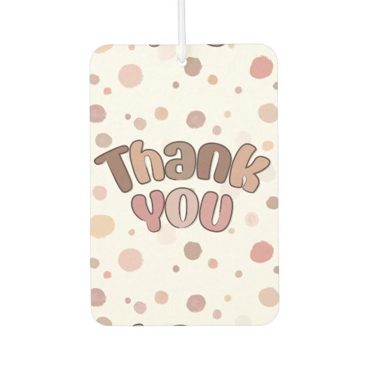 Hartelijk dank luchtverfrisser (Voorkant)