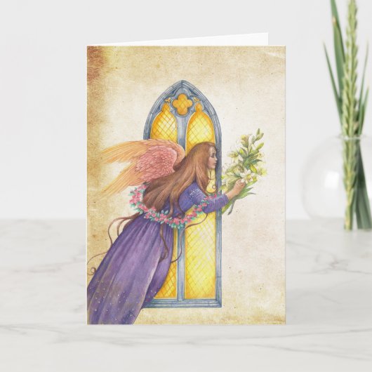 Hartelijk dank met Angel & Bouquet (Voorkant)