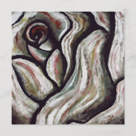 Hartelijk dank met een Roos Fine Art Painting Bedankkaart