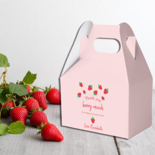 Hartelijk dank, mevrouw Berry Much Birthday Bedankdoosjes