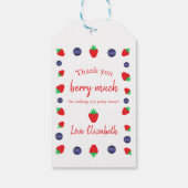 Hartelijk dank, mevrouw Berry Much Birthday Cadeaulabel (Achterkant)