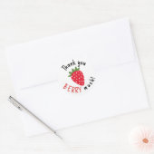 Hartelijk dank, mevrouw Berry Ronde Sticker (Envelop)