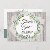 Hartelijk dank, mevrouw Rustic Southern Waterverf  Briefkaart (Voorkant / Achterkant)