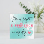 Hartelijk dank, mijnheer de directeur, hartelijk d kaart (Staand voorkant)