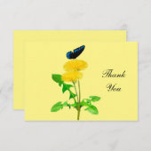 Hartelijk dank notitiekaartje (Voorkant / Achterkant)