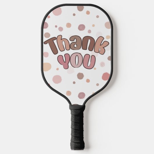 Hartelijk dank pickleball paddle (Voorkant)