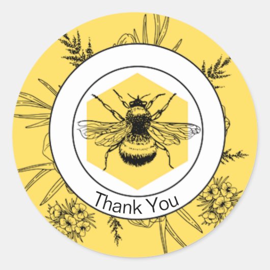 Hartelijk dank ronde sticker (Voorkant)