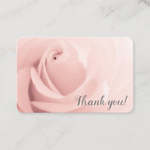 Hartelijk dank, roze roze roze roze roze visitekaartje