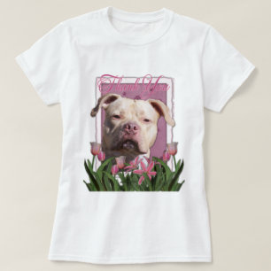 Hartelijk dank - roze Tulpen - Pitbull - Jersey Gi T-shirt