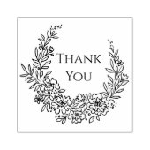 Hartelijk dank 	rubberstempel (Afrduk)