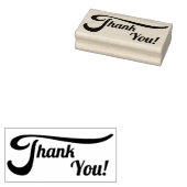 Hartelijk dank 	rubberstempel (Gestempeld)