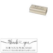 Hartelijk dank rubberstempel (Gestempeld)