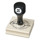 Hartelijk dank 	rubberstempel (Stempel)