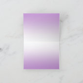 Hartelijk dank - Shades of Paars Bedankkaart (Binnen)