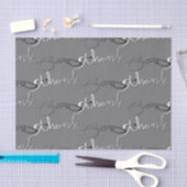 "Hartelijk dank" Silvery Gradient handgeschreven Tissuepapier (Craft)