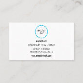 Hartelijk dank Sjabloon van creditcard Winkelverpa Visitekaartje (Achterkant)