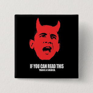 Hartelijk dank, soldaat Bumpersticker Vierkante Button 5,1 Cm