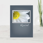 Hartelijk dank, Spaans Daisy Bedankkaart (Voorkant)