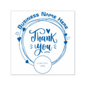 Hartelijk dank Stempel met aangepaste bedrijfsnaam (Design)
