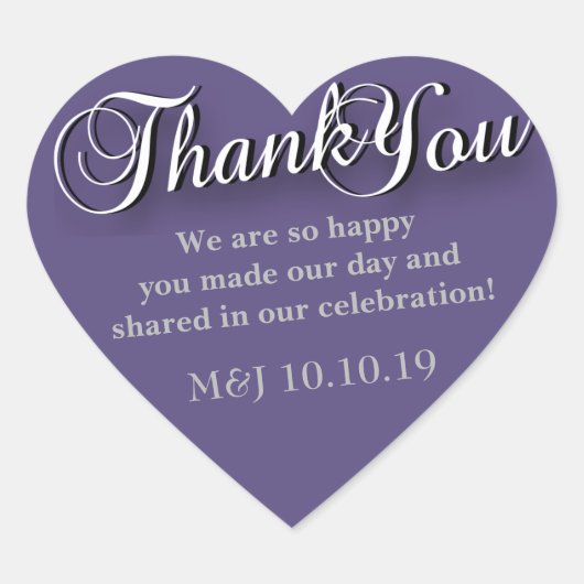 Hartelijk dank, Sticker (Voorkant)