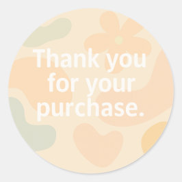 Hartelijk dank Sticker | Kleine zakelijke verpakki