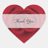 Hartelijk dank Stickers — Red Rose (Voorkant)