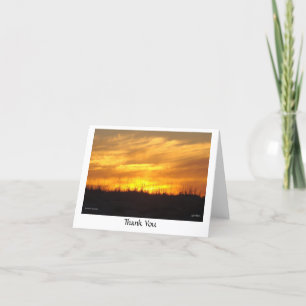 Hartelijk dank - strand bedankkaart