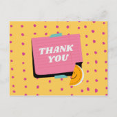 Hartelijk dank - UW AANWEZIGHEID IS EEN VERBORGEN Briefkaart (Voorkant)