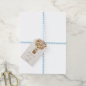 Hartelijk dank, veel Baby shower Cadeaulabel (Met Touw)