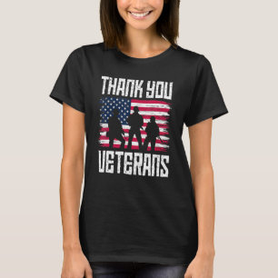 Hartelijk dank, Veteranen Dag 2022, Amerikaanse vl T-shirt