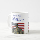 Hartelijk dank, veteranen koffiemok (Voorkant links)