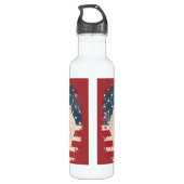 Hartelijk dank, veteranen, waterflesje waterfles  (Achterkant)