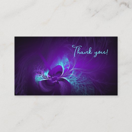 Hartelijk dank visitekaartje (Voorkant)