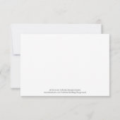 Hartelijk dank - Voedingsstation Bedankkaart (Achterkant)