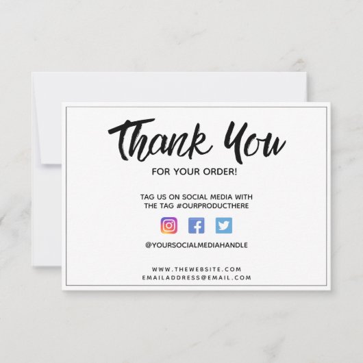 Hartelijk dank voor aangepaste media invoegen (Voorkant)