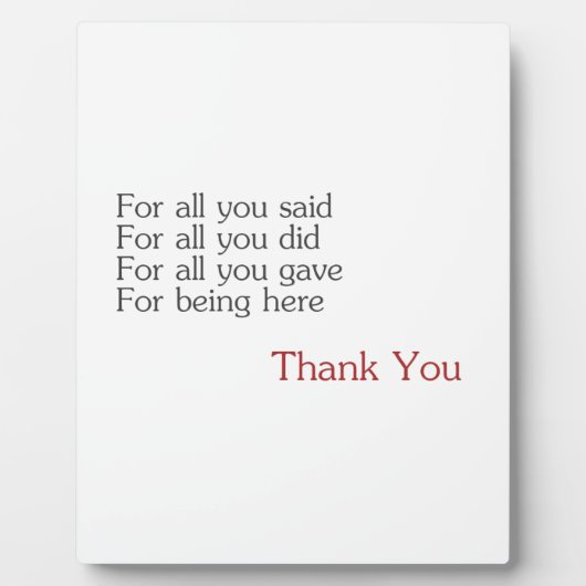 Hartelijk dank voor allen fotoplaat (Voorkant)