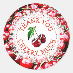 Hartelijk dank voor Cherry Much Cherries Stickers