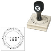 Hartelijk dank voor Circular Boutique Business Rubberstempel (Gestempeld)