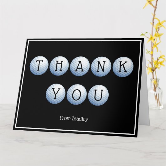 Hartelijk dank voor de aangepaste Golf Kaart (Gele Bloem)