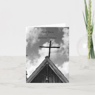 Hartelijk dank voor de B&W-briefkaart van vrijwill Bedankkaart