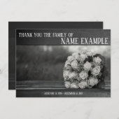 Hartelijk dank voor de begrafenis en Bereavement (Voorkant / Achterkant)