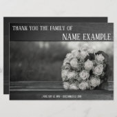 Hartelijk dank voor de begrafenis en Bereavement (Voorkant / Achterkant)