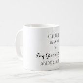 Hartelijk dank voor de beste hond ooit koffiemok (Voorkant links)