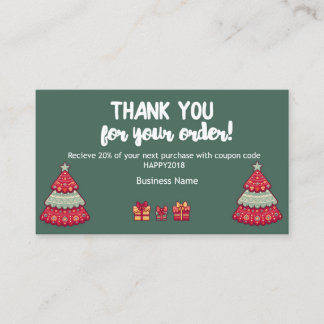 Hartelijk dank voor de bijsluiter van uw bestellin kortingskaartje