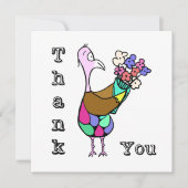 Hartelijk dank voor de bloerkaart kaart (Voorkant)