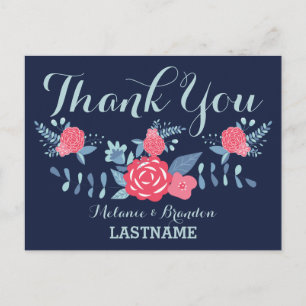 Hartelijk dank voor de briefkaarten Boho bruiloft