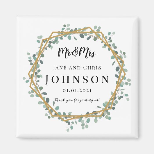 Hartelijk dank voor de bruinmakersnetten voor het magneet (Voorkant)