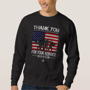 Hartelijk dank voor de dag van uw servicepatriotti trui