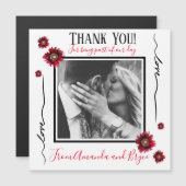 Hartelijk dank voor de eenvoudige rode papies (Voorkant / Achterkant)