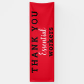 Hartelijk dank voor de essentiële banner (Verticaal)